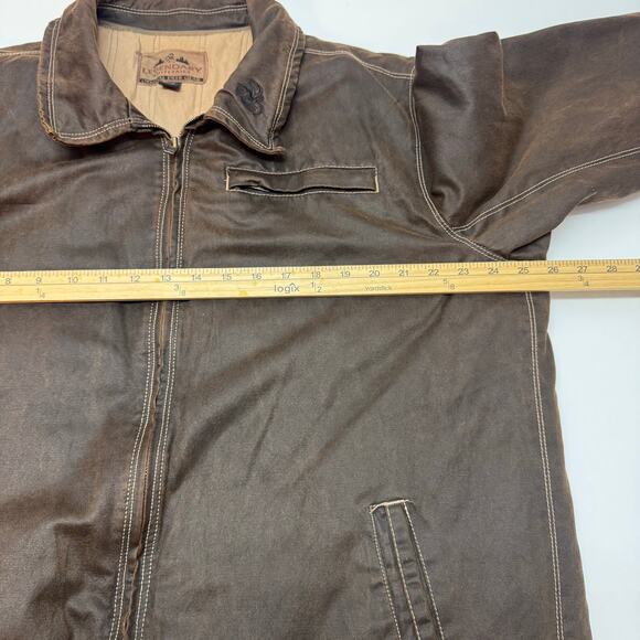 Legendary Whitetails Men's Original Deer Gear Jacket sz Large Tall Retro Grunge - Picture 3 of 10